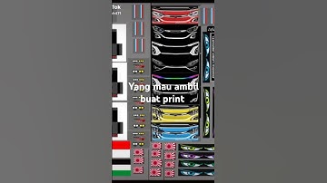 Thumbnail of Buat miniatur bus Basuri #printbus#stikerbus#