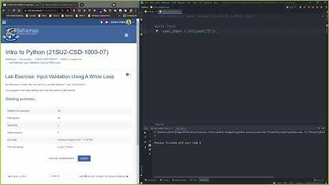 Python: Week 4 - Lab Exercise Input Validation Using A While Loop
