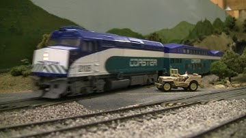 Ho Scale Coaster F40PH Model - 2