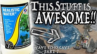 -Woodland Scenics REALISTIC WATER is AMAZING!!!!- How to Build WAVE ECHO CAVE (Ep. 29) D&D Crafting