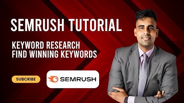 SEMrush keyword research Tutorial - Step by Step