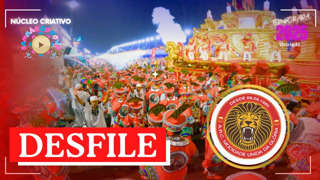 Mocidade Unida da Glória MUG - Samba ao vivo  (3º LUGAR GRUPO ESPECIAL)