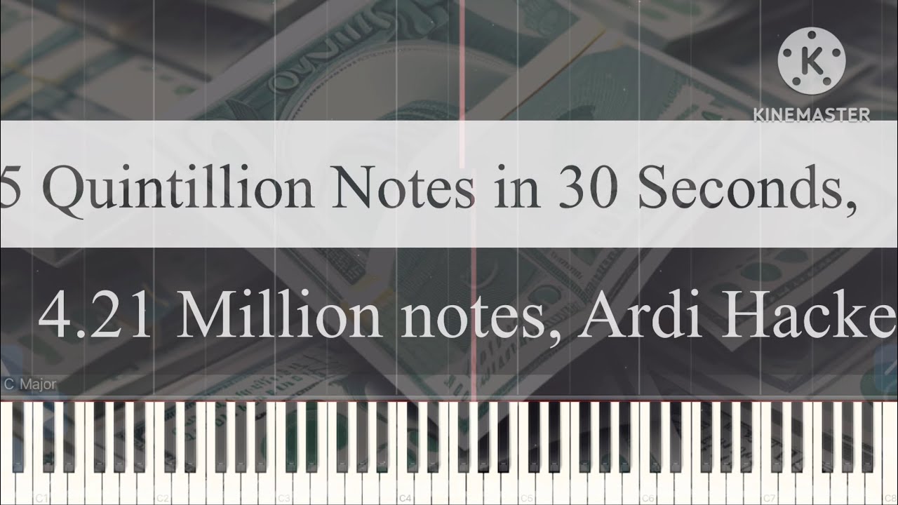 [Black Midi] 55 Quintillion Notes in 30 Seconds, 4.21 Million notes ...