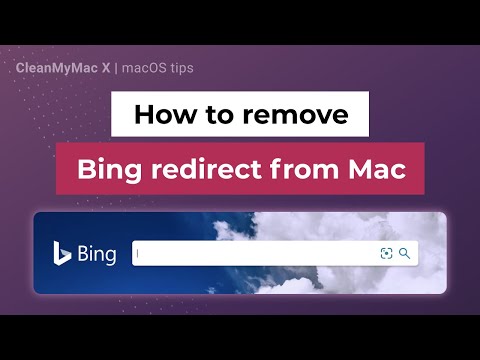 How to remove Bing redirect from Mac