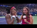 Tennis players Naomi Osaka &amp; Coco Gauff’s postmatch Interview 2019.