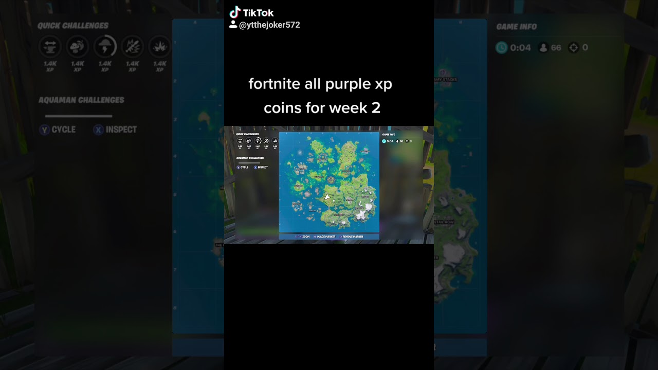 Fortnite all purple xp coins locations chapter 2 season 3