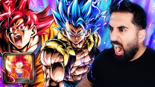 ÜBERTRIEBEN GUT! ZENKAI Gogeta Blue & LF Godku eskalieren komplett (DB Legends PvP Showcase)