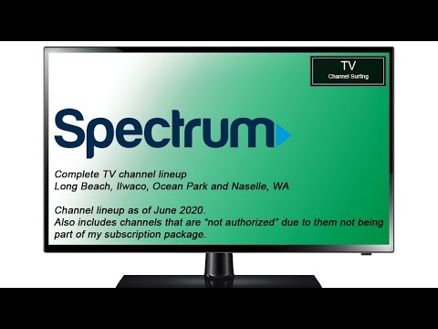 TV Channel Lineup: Charter Spectrum, Long Beach, WA (June 2020) - YouTube