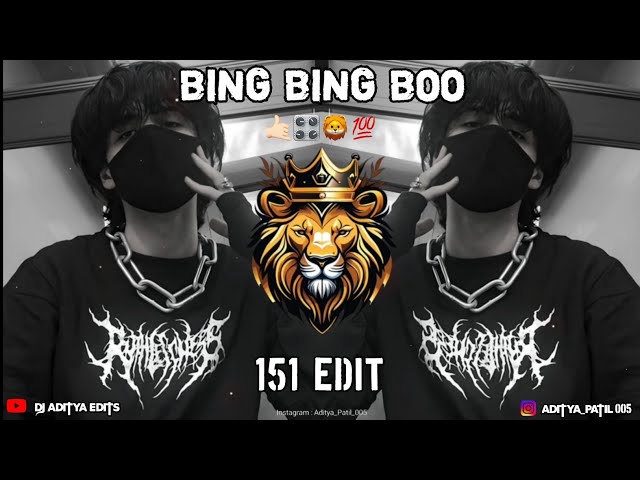 BING BING BOO (151 EDIT) DJ REMIX SONG || NEW UNRELEASED REMIX SONG 2024 INSTAGRAM TRENDING class=
