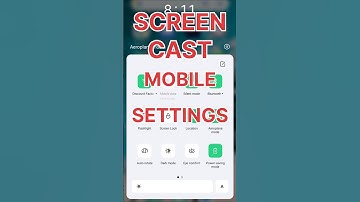 Screen cast Mobile Settings l Screencast & Screen Mirroring Guide l Screen cast kaise kare