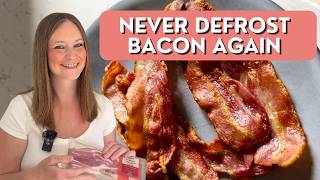 The BEST way to freeze bacon... & cook straight from frozen