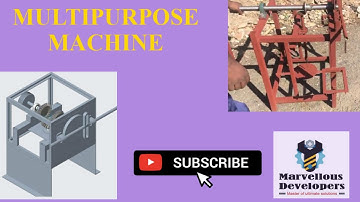 manual multipurpose machine- Mechanical Project