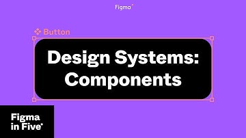 Figma in 5: Design Systems: Components