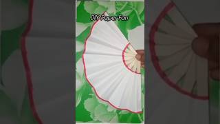 DIY Paper Fan | Summer Must Have🥵 #DIYPaperFan #SummerMustHave #DIY #ternding #art #ytshorts #carft