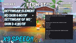 Settingan Lynx Element No Skin 5-6 Notif Gf No Skin 3-4 Notif Script Fish It Free Keyless