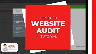 Using SEMRush to do a website audit