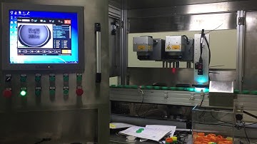 EC JET UV laser on beverage caps QR code marking