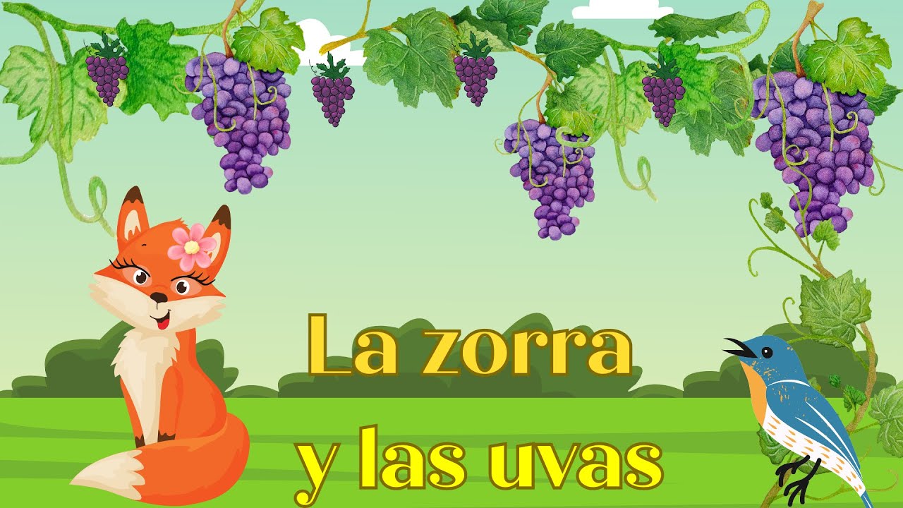 Cuentos infantiles - La zorra y las uvas - cuentos para dormir - YouTube