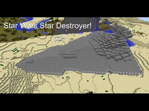 Minecraft Imperial Star Destroyer Over 150 Blocks Youtube