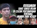 Rekaman saat saksi irlan dicecar pertanyaan tentang mimin dan yosep