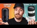Which Lens Is The Best Choice For YOU? Tamron 70-180 vs Sony 70-200 f4 Review.