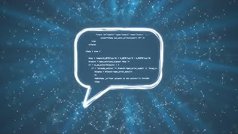 Speech Bubble Code Stock Motion Graphics