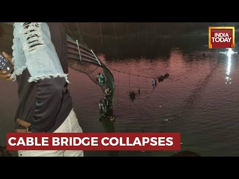 Cable Bridge Collapses In Gujarat's Morbi, Several Injured; Rescue Operations Underway