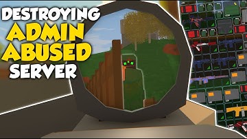 Unturned - The Perfect Start To Dominating Admin Abused Server (Ep. 1 - Survival PVP)