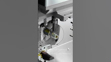 High speed and rigidity Smartlathe Swiss-type CNC lathe with dual spindle, focus on details.