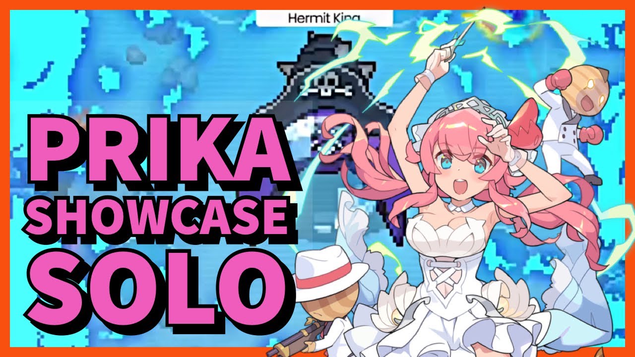 [WorldFlipper] Prika Showcase - Solo Hermit Godly Auto