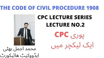 CPC-2- in a nutshell the code of civil procedure 1908 | @motivationallawyer