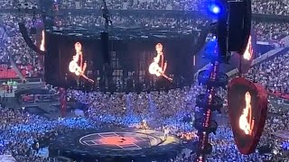 Burna Boy & Ed Sheeran perform a song off LoveDamini album at Wembley Live