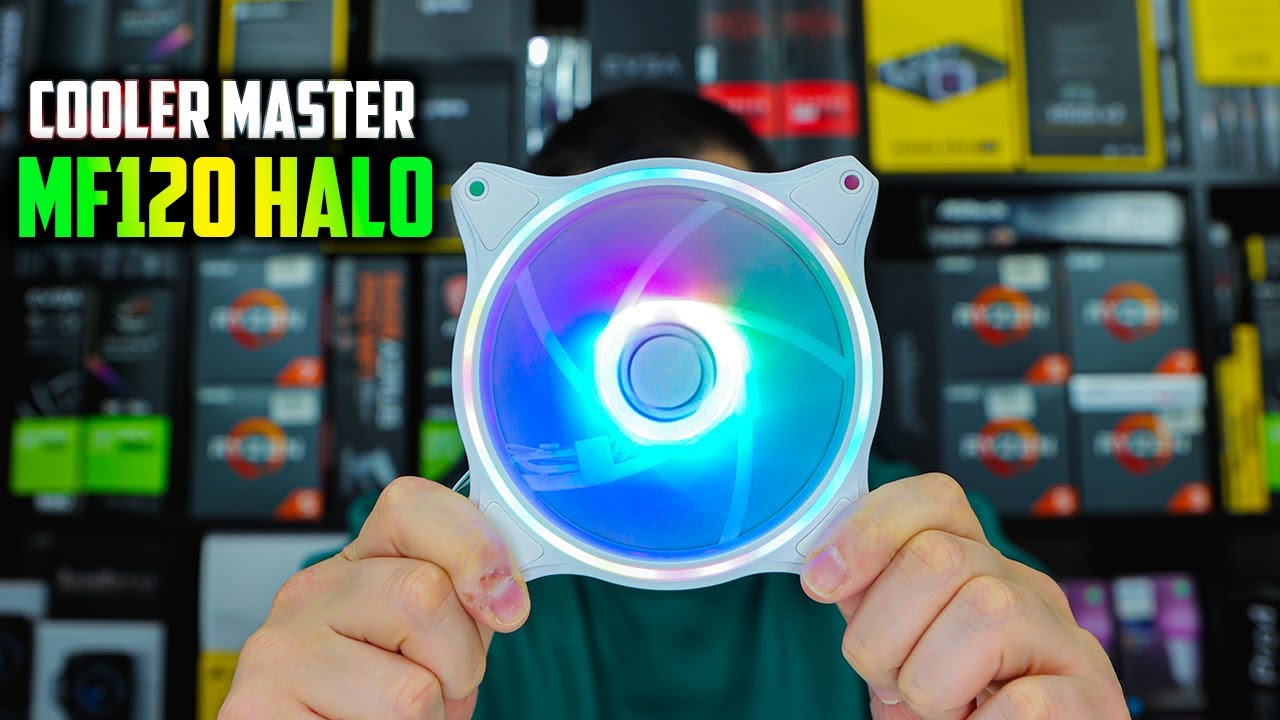 Cooler Master MasterFan MF120 Halo aRGB Fans Review | Airflow, Noise Test &  RGB - YouTube