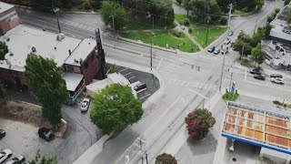 Atlanta city leaders break ground on Monroe Drive Safe Streets project at Midtown intersection