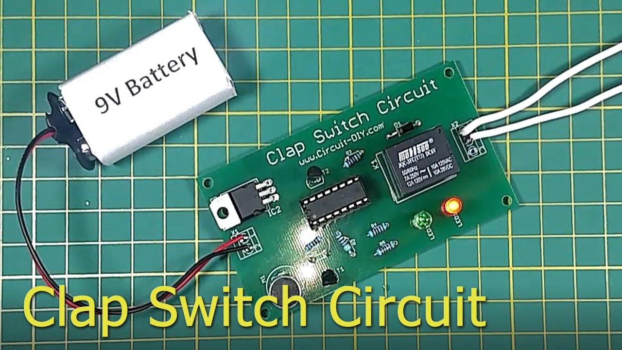 Simple Clap Switch Circuit using transistor | DIY Electronics Projects ...