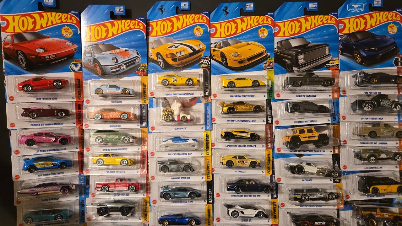 Открытие кейсов Hot Wheels M P Q 2025