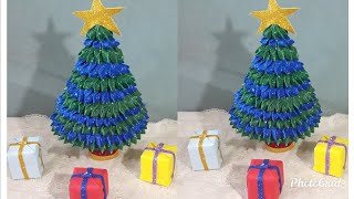 زينة شجرة عيد الميلاد الكريسماس وعلب الهدايا بطريقة  سهلة  وبدون تكلفة DIY/Christmas decoration tree