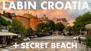 Labin, Croatia in Istria. Labin = Istria's cutest hilltop town with one of Croatia’s secret beaches!
