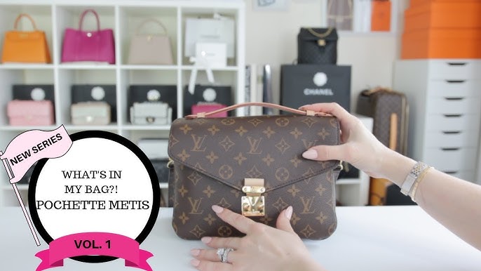 What's in my bag! Louis Vuitton Pochette Métis Tourterelle
