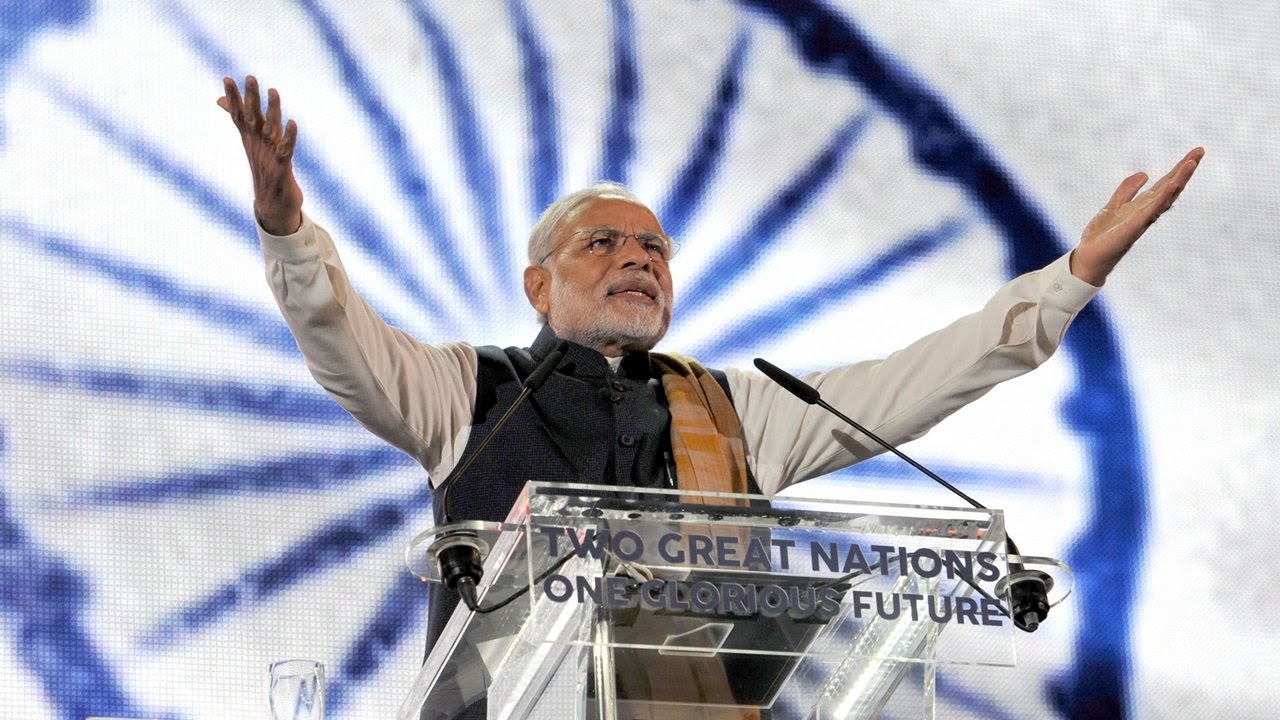 PM Modi at Wembley Stadium  PMO