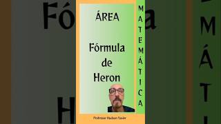 GEOMETRIA PLANA , fórmula de HERON #ramatematica #enem #bsbconcurceiros #logicamatematica