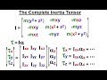 Calculus 3: Tensors (16 of 45) The Complete Inertia Tensor