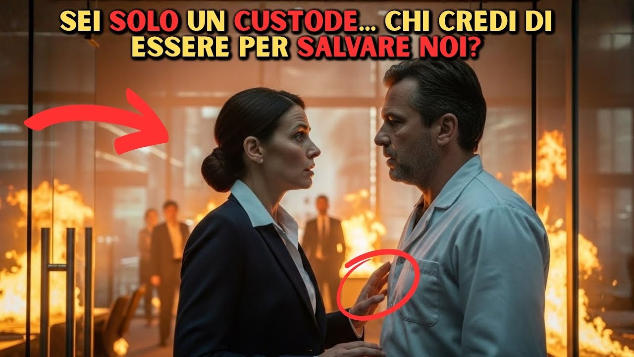 “È Solo un Custode” — La CEO lo Umiliò con il Fuoco alle Spalle, ma Lui Salvò Tutto in 12 Secondi