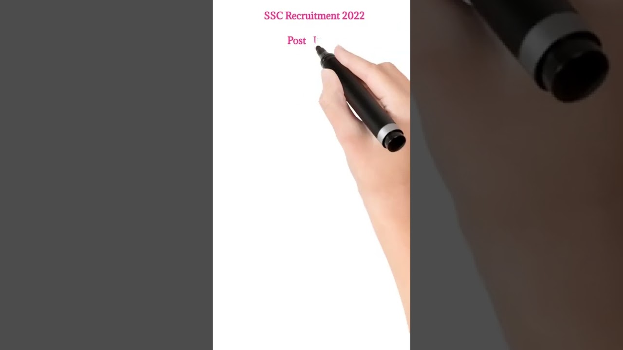 SSC Recruitment 2022 Apply Online SSC Stenographer C, Stenographer D vacancy 2022