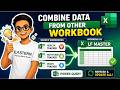 How to Combine Multiple Sheets from ANOTHER Excel Workbook (Power Query Tutorial)