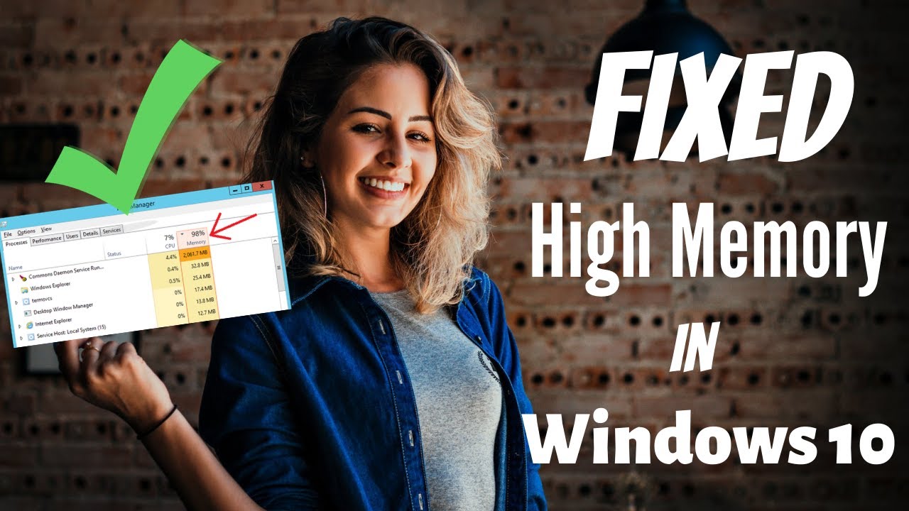 How to Fix High Memory/RAM Usage in Windows 10 ( PROBLEM SOLVED ...