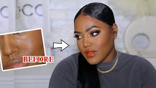 HAVE TEXTURE & PORES? THIS TIK TOK MAKEUP HACK CHANGED MY LIFE