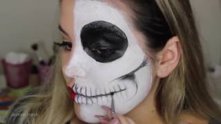 HALF SKULL TUTORIAL ♡ JASMINE HAND