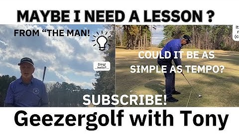 Trying to find my swing!