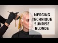 Sunrise Blonde Freehand Color Merging Technique | Let's Play Elumen Series | Goldwell Education Plus